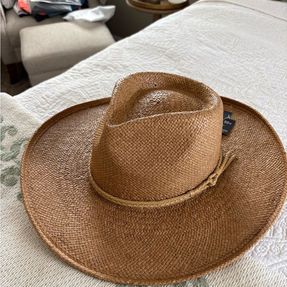 Classic Tan Straw Hat Women
